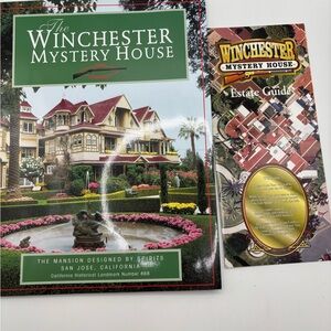 Winchester Mystery House Mansion Book San Jose And Brochure